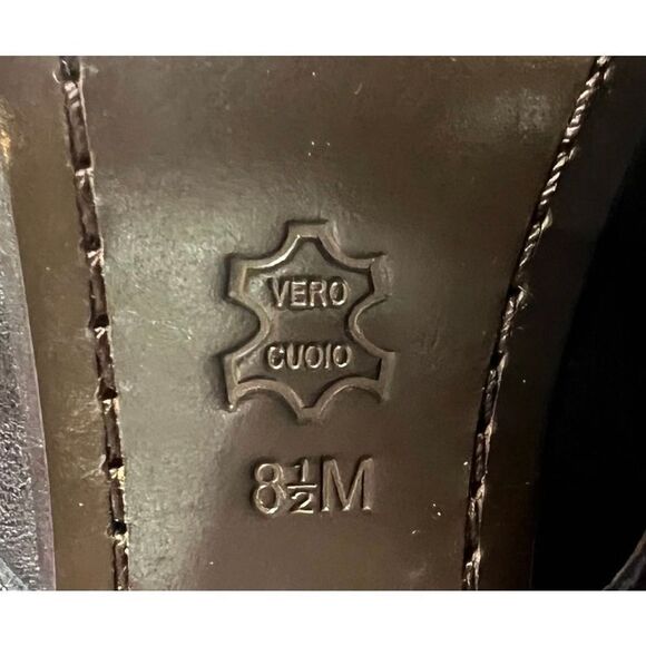 Gentle Souls Ophelia Black Leather Clog with Buckle Size 8 1/2 - Picture 8 of 11